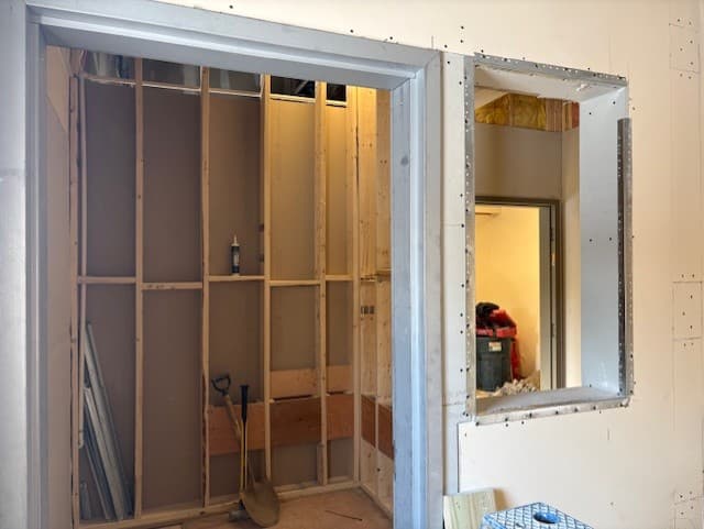 Bathroom Wall Construction